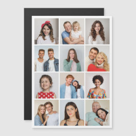 Maak Je Eigen 12 Foto Collage Magnetische Kaart