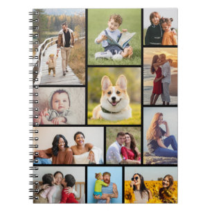 Maak je eigen 12 foto collage notitieboek