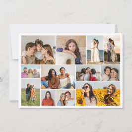 Maak Je Eigen 12 Foto Collage  Notitiekaartje