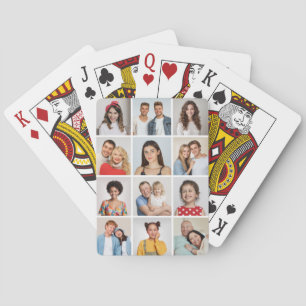 Maak Je Eigen 12 Foto Collage Pokerkaarten