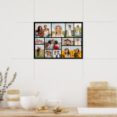 Maak Je Eigen 12 Foto Collage Poster (Keuken)