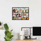 Maak Je Eigen 12 Foto Collage Poster (Thuiskantoor)