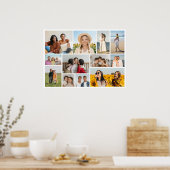 Maak Je Eigen 12 Foto Collage Poster (Keuken)