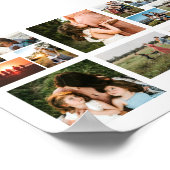 Maak Je Eigen 12 Foto Collage Poster (Hoek)