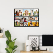 Maak Je Eigen 12 Foto Collage Poster (Thuiskantoor)