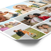 Maak Je Eigen 12 Foto Collage Poster (Hoek)
