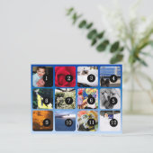 Maak je eigen 12 foto's mailing briefkaart (Staand voorkant)