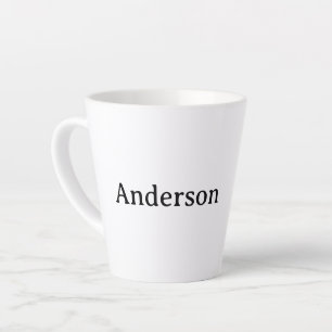 Maak je eigen 12 oz kleine latte mok