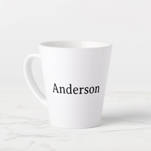 Maak je eigen 12 oz kleine latte mok (Linkerhoek)