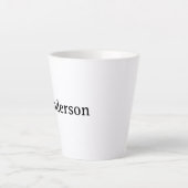Maak je eigen 12 oz kleine latte mok (Voorkant)
