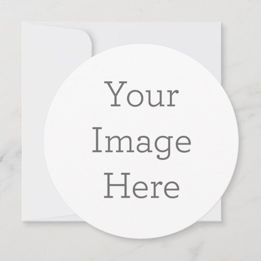 Enkele uitnodiging, Maat: 13,3 x 13,3 cm, Papier: Signature Mat, Enveloppen: Wit (Voorkant)