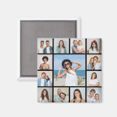 Maak Je Eigen 13 Foto Collage Magneet (Voorkant / Achterkant)