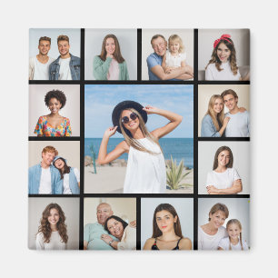 Maak Je Eigen 13 Foto Collage Magneet
