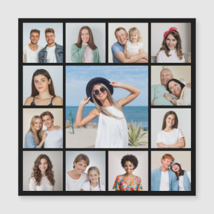 Maak Je Eigen 13 Foto Collage Magnetische Kaart