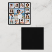 Maak Je Eigen 13 Foto Collage Notitiekaartje (Voorkant / Achterkant)