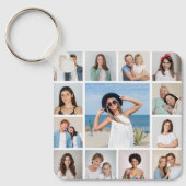 Maak Je Eigen 13 Foto Collage Sleutelhanger (Voorkant)