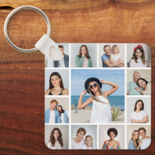 Maak Je Eigen 13 Foto Collage Sleutelhanger