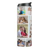 Maak Je Eigen 13 Foto Collage Thermosbeker (Gedraaid links)