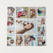 Maak Je Eigen 13 Foto Collage Wandkleed (Voorkant (horizontaal))