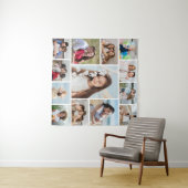 Maak Je Eigen 13 Foto Collage Wandkleed (In Situ (horizontaal))