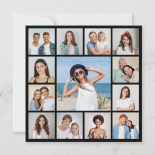 Maak Je Eigen 13 Foto Collage Wenskaart Kaart