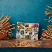 Maak Je Eigen 14 Foto Collage Foto Blok Fotoplaat (Zijkant)