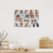 Maak Je Eigen 14 Foto Collage Poster (Keuken)