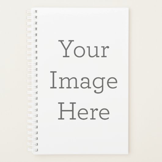 Klein(14 x 21,6 cm), Soft Cover, Wit Spiralen Planner (Voorkant)