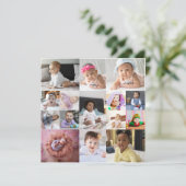 Maak Je Eigen 15 Foto Collage Kaart (Staand voorkant)