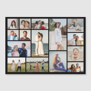 Maak Je Eigen 15 Foto Collage Magnetische Kaart