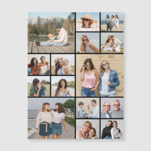 Maak Je Eigen 15 Foto Collage Magnetische Kaart