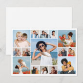 Maak je eigen 15 foto collage  notitiekaartje (Voorkant / Achterkant)