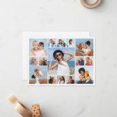 Maak je eigen 15 foto collage  notitiekaartje (Voorkant / Achterkant in situ)