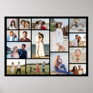 Maak Je Eigen 15 Foto Collage Poster
