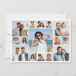 Maak Je Eigen 15 Foto Collage Wenskaart Kaart