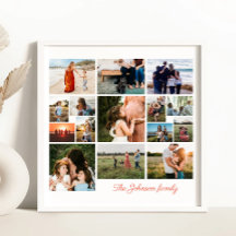 Maak je eigen 15 foto-collageposter