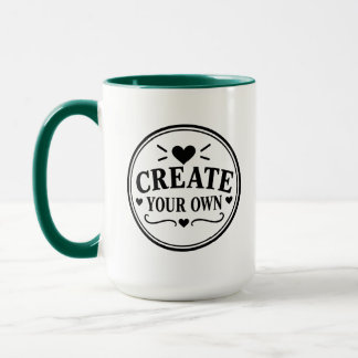 Maak Je Eigen 15oz Combo Twee-Toons Koffie Mok