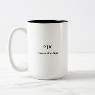 Maak je eigen 15oz tweekleurige koffiemok