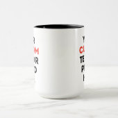 Maak je eigen 15oz tweekleurige koffiemok mok (Midden)