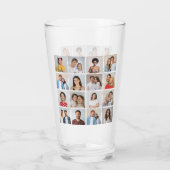 Maak Je Eigen 16 Foto Collage Glas (Achterkant)