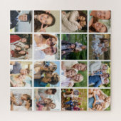 Maak je eigen 16 foto collage legpuzzel (Horizontaal)