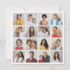 Maak Je Eigen 16 Foto Collage Notitiekaartje