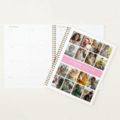 Maak je eigen 16 foto collage Roze Planner (Display)