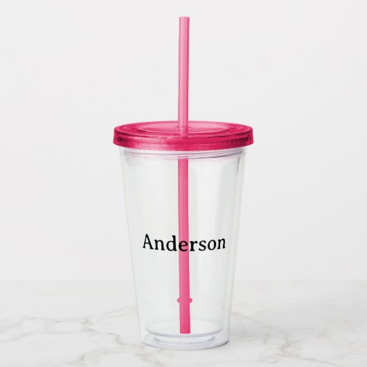 Maak je eigen 16oz helder acryl drinkbeker (Voorkant)