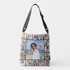 Maak Je Eigen 17 Foto Collage Crossbody Tas
