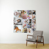 Maak je eigen 18 foto collage wandkleed (In Situ (horizontaal))