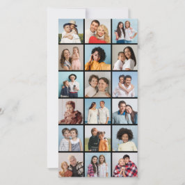 Maak Je Eigen 18 Foto Collage Wenskaart Kaart