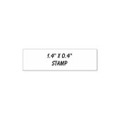 Maak je eigen 1.4" x 0.4" stempel (Design)