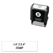 Maak je eigen 1.4" x 0.4" stempel (In situ)