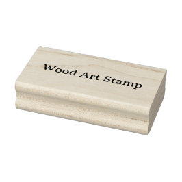 Maak je eigen 1,5" x 3" houten kunst  rubberstempel